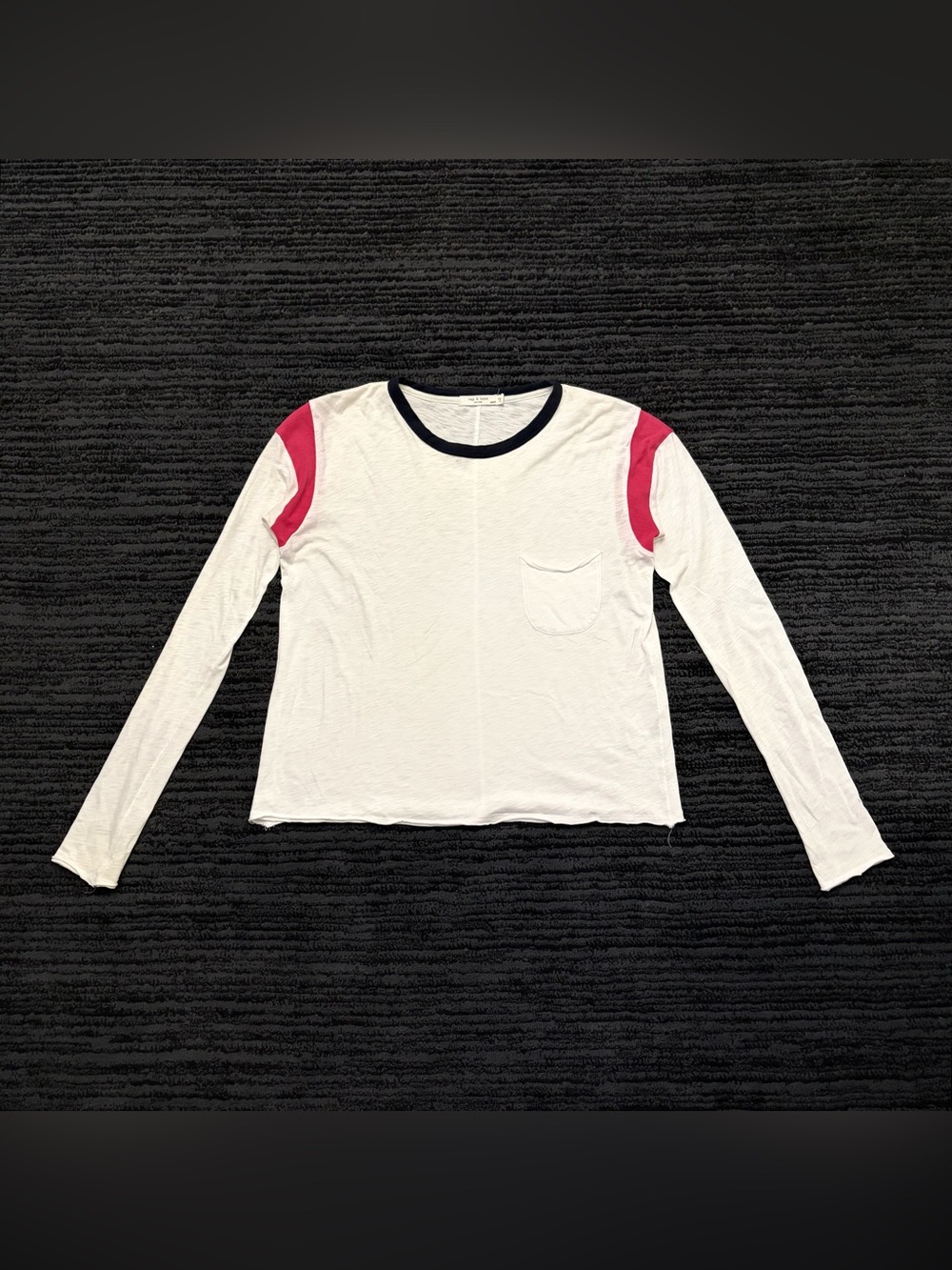 Rag & Bone Percy Color Block Long Sleeve Top